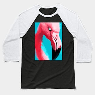 Flamingo Head Baseball T-Shirt